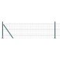 vidaXL Euro Fence con 13 Poste Flangiate, 0.4x50 m, in Acciaio Zincato
