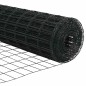vidaXL Recinzione Euro con 7 posti flangiati, 0,4 x 10 m in acciaio zincato