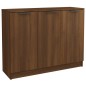 Credenza Rovere Marrone 90,5x30x70 cm in Legno Multistrato Credenza Rovere Marrone 90,5x30x70 cm in Legno Multistrato