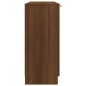 Credenza Rovere Marrone 90,5x30x70 cm in Legno Multistrato Credenza Rovere Marrone 90,5x30x70 cm in Legno Multistrato