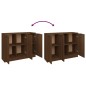 Credenza Rovere Marrone 90,5x30x70 cm in Legno Multistrato Credenza Rovere Marrone 90,5x30x70 cm in Legno Multistrato