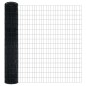 vidaXL Recinzione Euro con 7 Posti Flangiati 1.6x10 m in Acciaio Galvanizzato