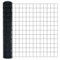 vidaXL Recinzione Euro con 7 pali flangiati, 0,8 x 10 m in acciaio galvanizzato.