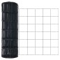 vidaXL Recinzione Euro con 7 Pali Flangiati, 0,4 x 10 m in Acciaio Galvanizzato.