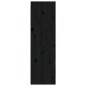 Pensile Nero 30x30x100 cm in Legno Massello di Pino