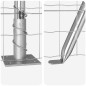 vidaXL Recinzione Euro di con 7 pali flangiati, 1.5 x 10 m in acciaio zincato