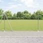 vidaXL Recinzione Euro con 7 Posti Flangiati 1,2x10 m in Acciaio Zincato