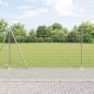 vidaXL Recinzione Euro con 13 pali flangiati, 1,2 x 25 m, in acciaio zincato vidaXL Recinzione Euro con 13 pali flangiati, 1,2 x 25 m, in acciaio zincato