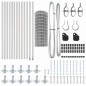 vidaXL Euro Fence con 13 Post Flangiati 0,6 x 25 m in Acciaio Galvanizzato