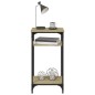 Tavolino Rovere Sonoma 40x30x75 cm in Legno Multistrato Tavolino Rovere Sonoma 40x30x75 cm in Legno Multistrato