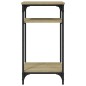 Tavolino Rovere Sonoma 40x30x75 cm in Legno Multistrato Tavolino Rovere Sonoma 40x30x75 cm in Legno Multistrato