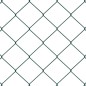 vidaXL Set di pali del recinto Verde 1.5 x 10 m Acciaio zincato