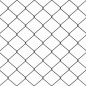 vidaXL Set di pali del recinto Grigio 1.5 x 10 m Acciaio zincato