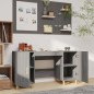 Scrivania Grigio Sonoma 140x50x75 cm in Legno Multistrato Scrivania Grigio Sonoma 140x50x75 cm in Legno Multistrato