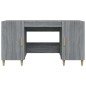 Scrivania Grigio Sonoma 140x50x75 cm in Legno Multistrato Scrivania Grigio Sonoma 140x50x75 cm in Legno Multistrato