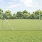 vidaXL Set di pali del recinto Argento 1.4 x 10 m Acciaio zincato vidaXL Set di pali del recinto Argento 1.4 x 10 m Acciaio zincato