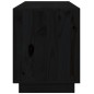 Mobile Porta TV Nera 176x37x47,5 cm in Legno Massello di Pino Mobile Porta TV Nera 176x37x47,5 cm in Legno Massello di Pino