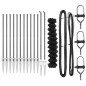 vidaXL Set di pali del recinto Grigio 1.2 x 25 m Acciaio zincato vidaXL Set di pali del recinto Grigio 1.2 x 25 m Acciaio zincato