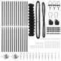vidaXL Set di pali del recinto Grigio 1.2 x 25 m Acciaio zincato vidaXL Set di pali del recinto Grigio 1.2 x 25 m Acciaio zincato