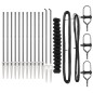 vidaXL Set di pali del recinto Grigio 1.6 x 25 m Acciaio zincato vidaXL Set di pali del recinto Grigio 1.6 x 25 m Acciaio zincato