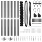 vidaXL Set di pali del recinto Grigio 1.6 x 25 m Acciaio zincato vidaXL Set di pali del recinto Grigio 1.6 x 25 m Acciaio zincato