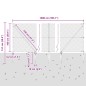 vidaXL Set di pali del recinto Argento 10 x 1 m Acciaio zincato vidaXL Set di pali del recinto Argento 10 x 1 m Acciaio zincato