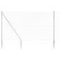 vidaXL Set di pali del recinto Argento 10 x 1.5 m Acciaio zincato vidaXL Set di pali del recinto Argento 10 x 1.5 m Acciaio zincato