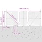 vidaXL Set di pali del recinto Argento 10 x 1 m Acciaio zincato vidaXL Set di pali del recinto Argento 10 x 1 m Acciaio zincato