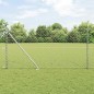 vidaXL Set di pali del recinto Argento 25 x 1 m Acciaio zincato vidaXL Set di pali del recinto Argento 25 x 1 m Acciaio zincato