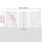 vidaXL Set di pali del recinto Argento 10 x 0.8 m Acciaio zincato vidaXL Set di pali del recinto Argento 10 x 0.8 m Acciaio zincato