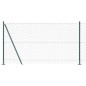 vidaXL Set di pali del recinto Argento 10 x 1.2 m Acciaio zincato vidaXL Set di pali del recinto Argento 10 x 1.2 m Acciaio zincato