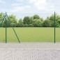 vidaXL Set di pali del recinto Argento 10 x 1.6 m Acciaio zincato vidaXL Set di pali del recinto Argento 10 x 1.6 m Acciaio zincato