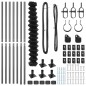 vidaXL Set di pali del recinto Argento 10 x 1.5 m Acciaio zincato vidaXL Set di pali del recinto Argento 10 x 1.5 m Acciaio zincato