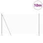vidaXL Set di pali del recinto Argento 10 x 1.2 m Acciaio zincato vidaXL Set di pali del recinto Argento 10 x 1.2 m Acciaio zincato