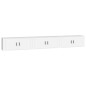 Mobili Porta TV a Parete 3 pz Bianco 100x34,5x40 cm Mobili Porta TV a Parete 3 pz Bianco 100x34,5x40 cm