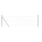 vidaXL Set di pali del recinto Argento 10 x 0.4 m Acciaio zincato vidaXL Set di pali del recinto Argento 10 x 0.4 m Acciaio zincato