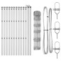 vidaXL Recinzione 0,8 x 25 m in acciaio galvanizzato vidaXL Recinzione 0,8 x 25 m in acciaio galvanizzato