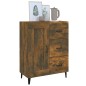 Credenza Rovere Fumo 69,5x34x90 cm in Legno Multistrato Credenza Rovere Fumo 69,5x34x90 cm in Legno Multistrato