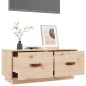 vidaXL Mobile Porta TV 80x34x35 cm in Legno Massello di Pino vidaXL Mobile Porta TV 80x34x35 cm in Legno Massello di Pino