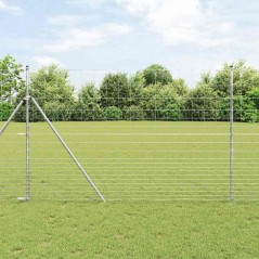 vidaXL Recinto per Giardino 1,6x25 m in Acciaio Galvanizzato