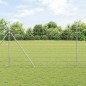 vidaXL Recinto per Giardino 1,6x25 m in Acciaio Galvanizzato