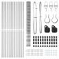 vidaXL Recinto per Giardino 1,6x25 m in Acciaio Galvanizzato