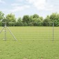 vidaXL Recinzione da Campo 0,8x50 m in acciaio zincato