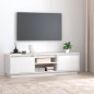 Mobile Porta TV Bianco 140x35x40 cm in Legno Massello di Pino Mobile Porta TV Bianco 140x35x40 cm in Legno Massello di Pino