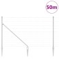 vidaXL Recinzione di Campo 1.4 x 50 m in Acciaio Galvanizzato