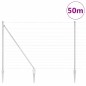 vidaXL Recinzione per Campo 1.6x50 m in Acciaio Galvanizzato