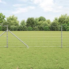 vidaXL Recinzione da Campo vitaXL 0.8x100 m in acciaio zincato