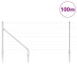 vidaXL Recinzione da Campo 1x100 m in Acciaio Zincato