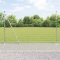 vidaXL Recinzione di Campo 1,5x25 m in Acciaio Zincato vidaXL Recinzione di Campo 1,5x25 m in Acciaio Zincato