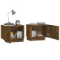 vidaXL Comodino Rovere Fumo 100x35x40 cm Legno Multistrato vidaXL Comodino Rovere Fumo 100x35x40 cm Legno Multistrato